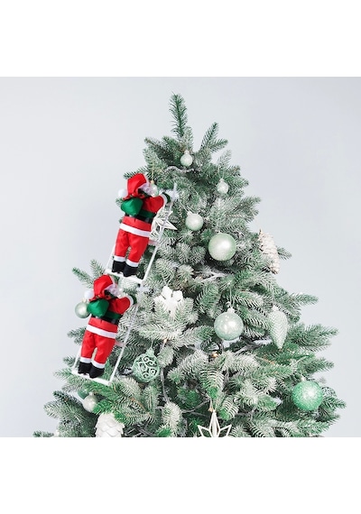 Merdiven Tırmanan Noel Baba 105cm 2li
