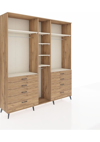 Hyperion Dolap 8 Raflı 8 Çekmeceli 3 Askılı 220x44x243 Çam-aytaşı/çam Aytası/atlas Çam Hyperion Dolap 8 Raflı 8 Çekmeceli 3 Askılı 220x44x243 Çam-aytaşı/çam Aytası/atlas Çam