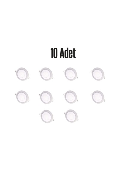 Ct-5150 Okyanus 6w Spot 10 Adet Beyaz - Mavi