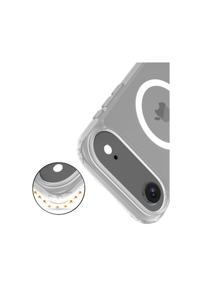 Apple Uyumlu iPhone 17 Air Jota Magsafe Kapak Şeffaf