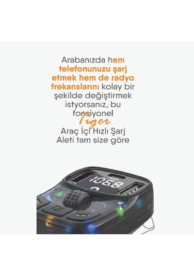 Bluetooth Fm Transmitter Usb Flash Destekli - Net Ses Deneyimi
