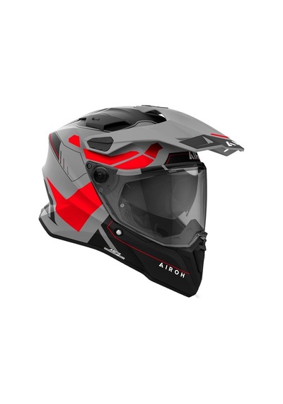 Airoh Commander 2 Reveal Red Fluo Matt Kask Mat Kırmızı