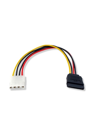 Molex 4 Pin Dişi Power To Sata 15 Pin Dişi Power Çevirici Kablo 30 Cm