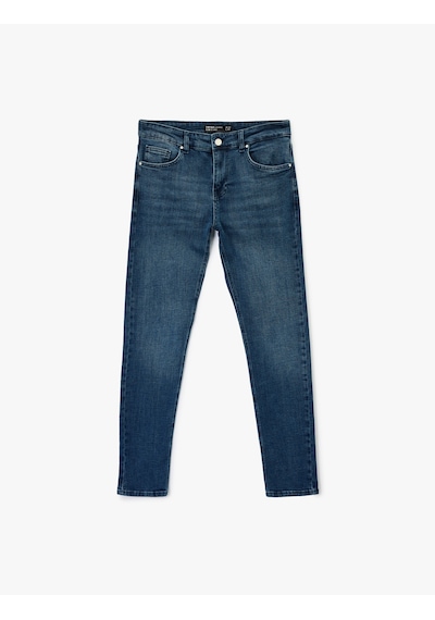 Koton Pamuklu Normal Bel Slim Fit Jean Pantolon - Brad Jean Koyu İndigo 6wam40204nd İndigo Koton Pamuklu Normal Bel Slim Fit Jean Pantolon - Brad Jean Koyu İndigo 6wam40204nd İndigo