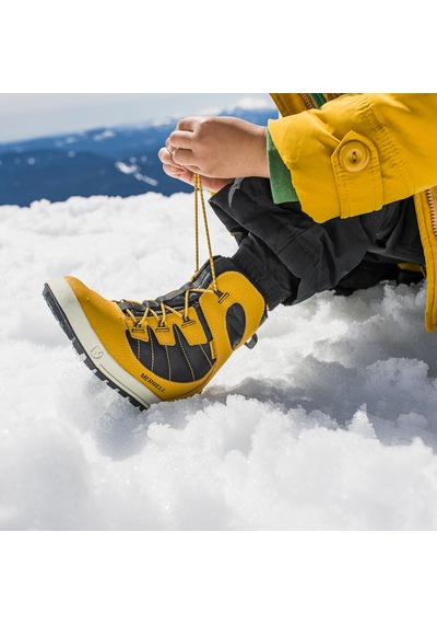 Merrell Snow Bank 4.0 Waterproof Çocuk Outdoor Bot Hardal