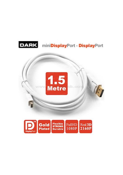 Dark 1.5M Mini Display Port - Display Port Kablo Dk-Cb-Dpxmdpl1