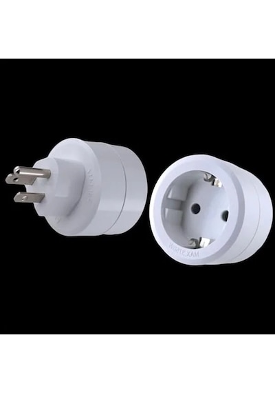 Seyahat Adaptörü, 16 A Kapasite Ve 100-250 V Uyumlu