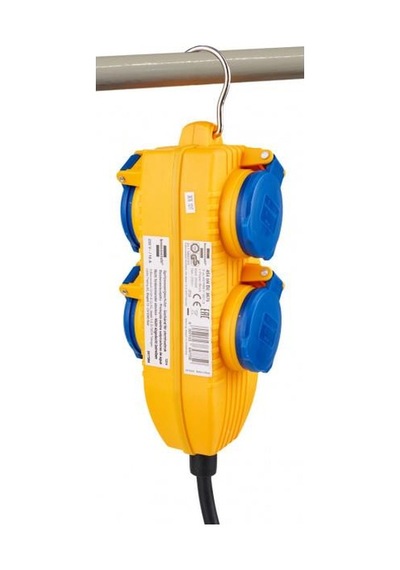Brennenstuhl Power-block Serisi 4 Soketli 230v/16a Ip54 Dış Mekana Uygun Fiş Ucu Kablosuz