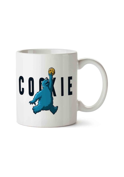 Cookie Monsters Kurabiye Canavarı Basketbolcu İki Tarafı Baskılı Kupa Bardak.jpg