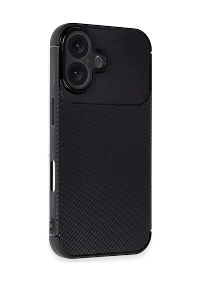 Apple İphone 16 Plus Kılıf Auto Focus Karbon Kapak - Siyah 0.2M-Çok Renkli