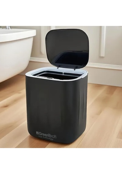 Greentech Sensörlü 28 Litre Çöp Kovası Şarj Edilebilir Lityum Pilli / Gt-sc07s Çok Renkli