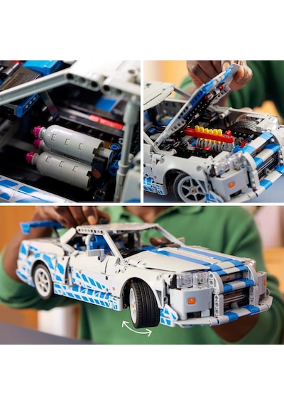 LEGO® Technic™ Daha Hızlı Daha Öfkeli Nissan Skyline Gt-R (R34) Araba 42210 - 18+ Yaratıcı Araç Modeli Yapım Seti (1410 Parça)