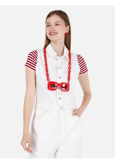 Colins Beyaz Kadın Pantolon Cl1069642 Q1.v1 Dn43471 Denim