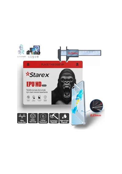 Casper Via P1 Uyumlu Nano Ekran Koruyucu Ultra İnce Af Epu - 0.25 Mm Hd Starex