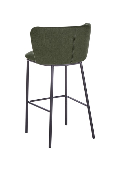 Mına 2'li Bar Sandalyesi Seti, 73 Cm Oturum, Ayak Destekli, Modern Tasarım Yeşil Mına 2'li Bar Sandalyesi Seti, 73 Cm Oturum, Ayak Destekli, Modern Tasarım Yeşil