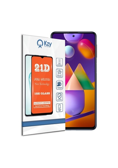 Samsung Uyumlu Galaxy M31S Tam Kaplayan 21D Temperli Ekran Koruyucu Cam (501179439) 20 Tl Fark Ile Apple  iPhone Hızlı Şarj Kablosu