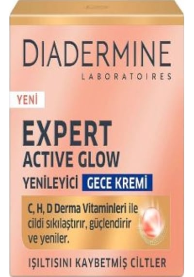 Diadermine Expert Active Glow Gece Kremi 50 ML