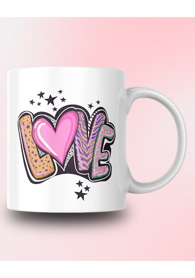 Love Tasarım Kupa Bardak