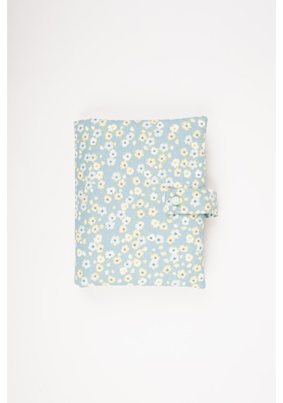 Kitap Kılıfı Ve Defter Kılıfı 20x25 Cm A5 Uyumlu Fermuarlı Kalem Cepli Kumaş Organizer