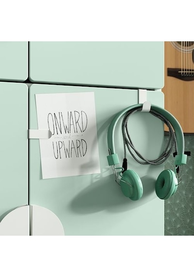 Ikea Lätthet Kanca Ve Klips, Beyaz, 2 Adet