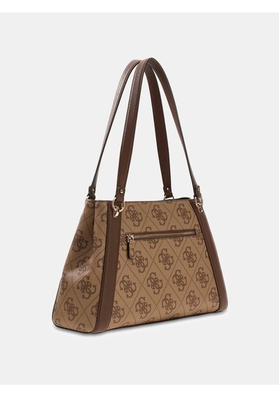 Guess Karnilla Logo Kadın Omuz Çantası Hwos9901220 Kahve