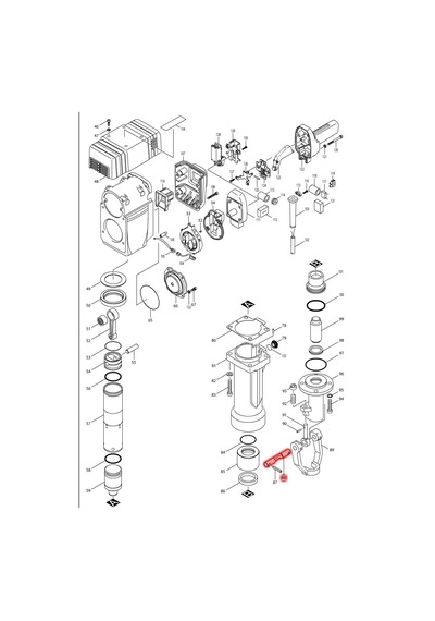 Makita HM1801 Uç Kitleme Ürün Kodu 324238-6