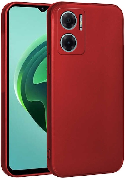 Xiaomi Redmi Note 11e Kılıf Zore Premier Silikon Kapak Kırmızı