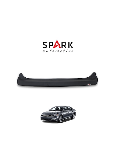 Volkswagen Passat 2015- Yılı Ve Sonrası Uyumlu Arka Tampon Eşiği Mat Siyah