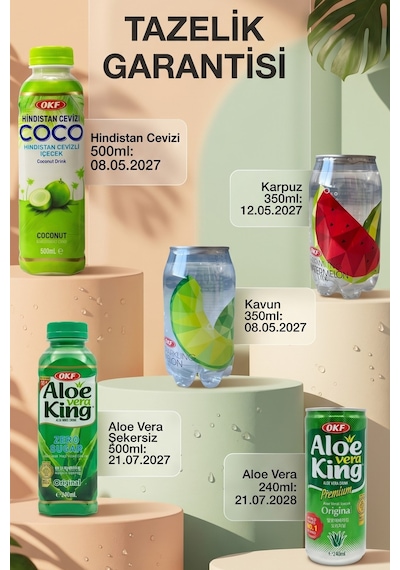 Okf Karışık Kore İçecek Seti 5'li