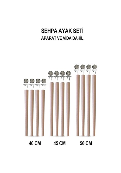 Destmobilya Konik Ayak Setleri