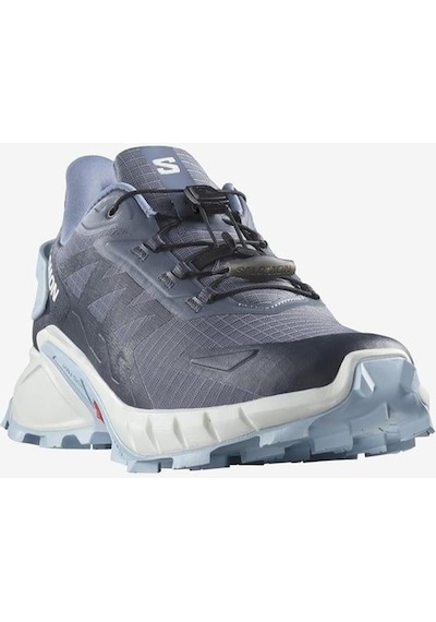 Salomon Supercross 4 W L474617 Kadın Outdoor Ayakkabı - Mavi Mavi