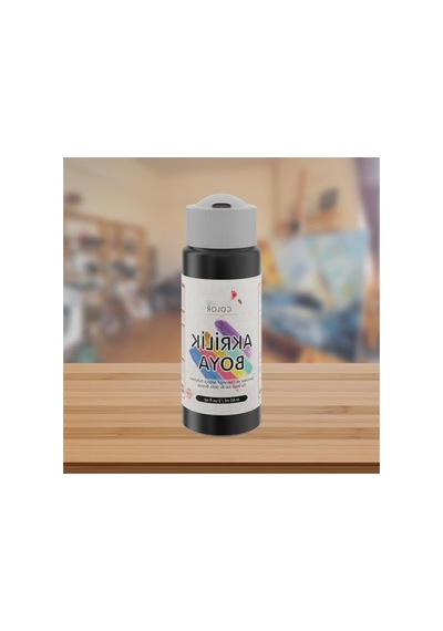 60ml Siyah Akrilik Boya 0,15 L