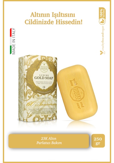 Nesti Dante Luxury Gold Soap 23K Lüks Altın Sabun 250 G