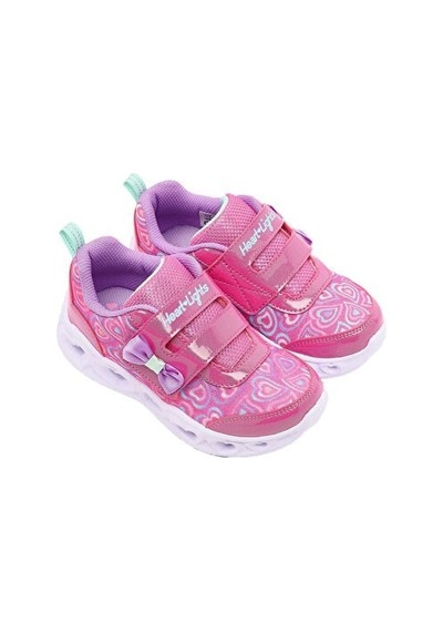 Skechers Heart Lıghts Boogıe Land Bebek Günlük Işıklı Ayakkabı 303258n-hpmt Pembe Renkli