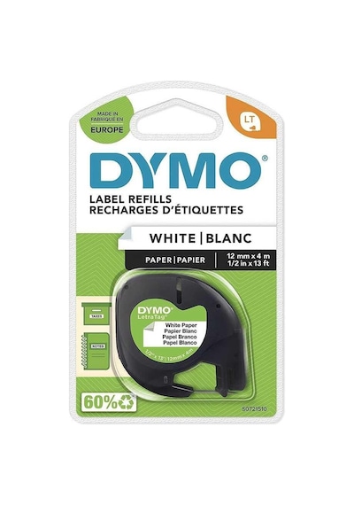 Dymo Letratag Beyaz Kağıt Etiket 59421 10'lu Paket
