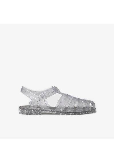 Cristal Sandalet Kadın Cala Toni Pons Waterproof Jelly Sandals Wıth Glıtter Gri