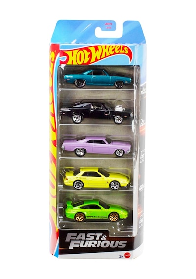 Hw 5 Lı Araba Setı Fast & Furıous Jbj80 Çok Renkli