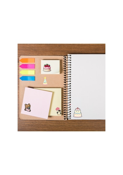 62 Parça Doğum Günü Çıkartma Seti Laptop, Telefon Kılıfı, Scrapbook, Planlayıcı Ve Defter Sticker Seti, Etiket Çok Renkli
