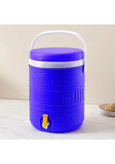 20 Litre Musluklu Plastik Termos - Taşıma Kulplu Mavi