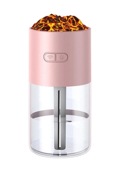 Divex Yanardağ Görünümlü Hava Nemlendirici Volcano Humidifier Pembe H-42