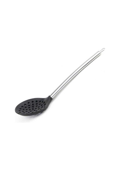 Epinox Epınox Silikon Siyah Mutfak Seti 3 (Silikon Kaşık, Spatula, Kepçe, Spagetti Kaşığı, Kevgir)