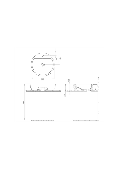 Nova Lavabo 50cm Turavit Diğer