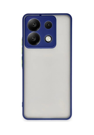 Jenerik Xiaomi Redmi Note 13 Pro 5g Kılıf Montreal Silikon Kapak - Lacivert