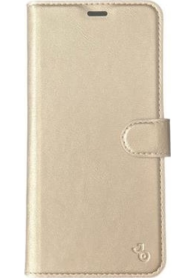Jopus Galaxy S20 Plus İle Uyumlu Kapaklı Kartlıklı Cüzdanlı Kılıf Gold Gold
