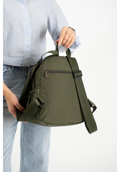 Baginn Kadın Sırt Çantası Ultra Hafif Paraşüt Kumaş Su İtici Kumaş Günlük Sırt Çantası Ölçüsü 30 24 Cm Yeşil
