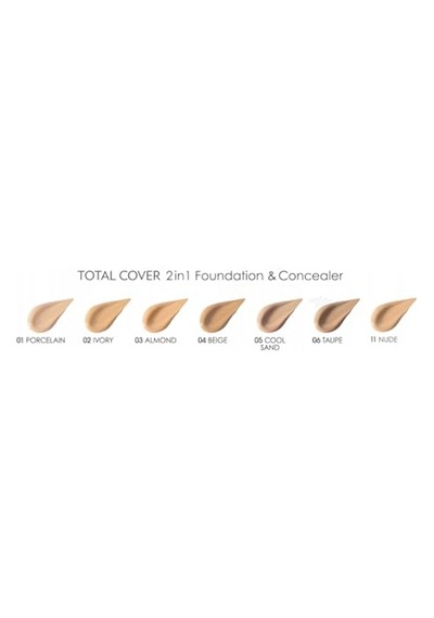 Total Cover 2ın1 Foundation&amp Amp Concealer No:04 - Fondöten Genel