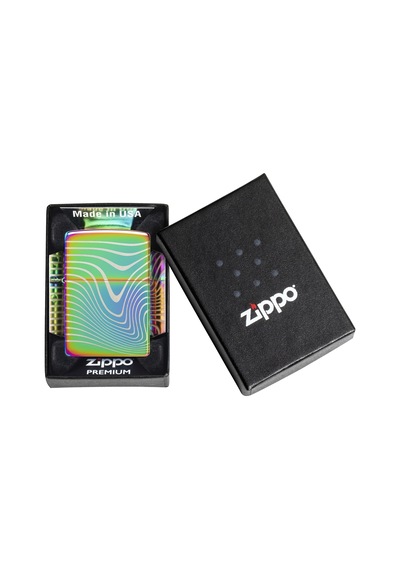 Zippo 151 Wavy Pattern Design Çakmak - 48775-109104