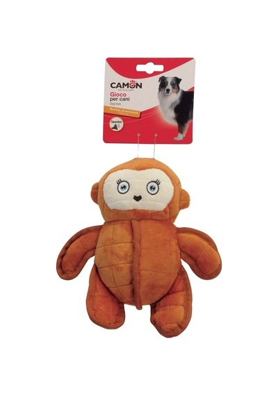 Camon Gıcırtılı Peluş Maymun Şeklinde Eğlenceli Köpek Oyuncak Ayısı 27 Cm