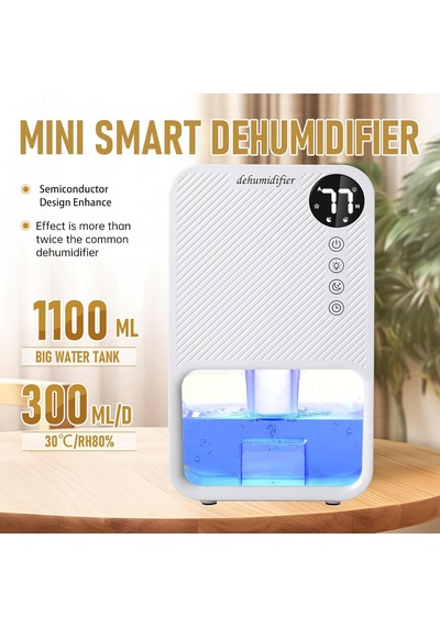 Tr Nem Alıcı, 40oz Gece Modlu Küçük Nem Alıcı, Parlak 7 Renk Işık, Zamanlayıcı, Otomatik Kapanma, Yatak Odas Genel