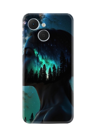 Tecno Spark 40c Km4n Kılıf Boutique Baskılı Resimli Woman İn Tree Pcode -004